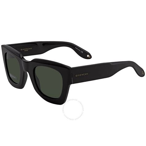 Givenchy Men's Green Rectangular Sunglasses 